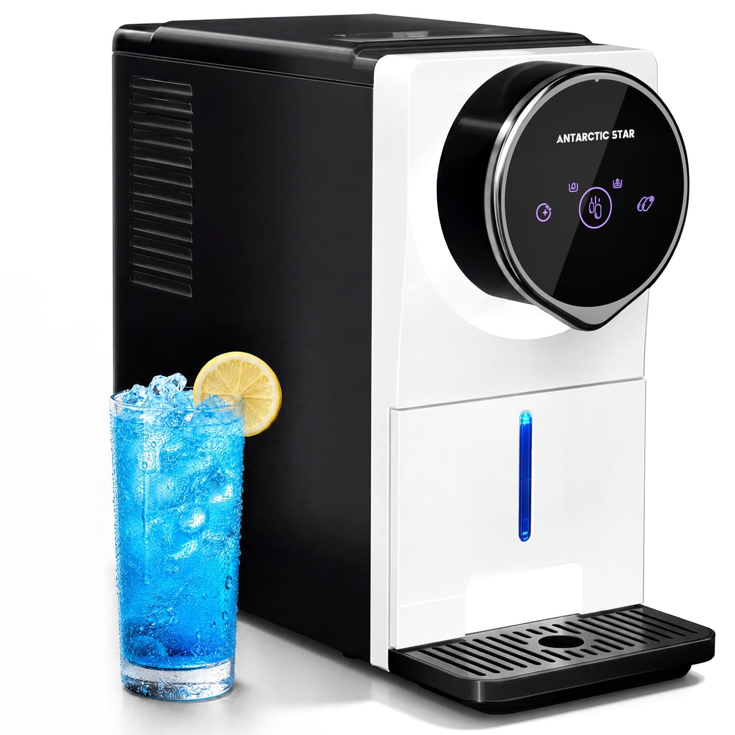Countertop Nugget Ice Maker 33lb/24H Self-Clean