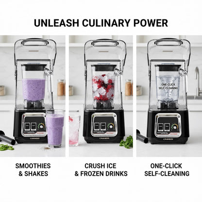 Commercial Blender 2200W Ice Crushing Smoothie Maker