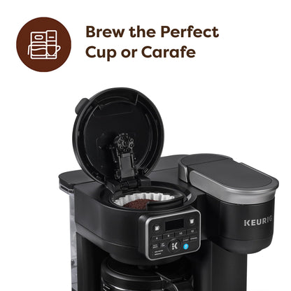Dual Coffee Maker Single Serve Carafe Hot Iced 72oz Reservoir