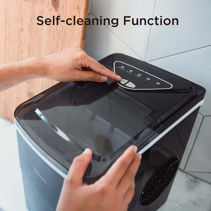 Countertop Nugget Ice Maker 17lb/Day Portable