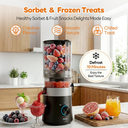 Cold Press Juicer Nut Milk Sorbet High Yield Machine