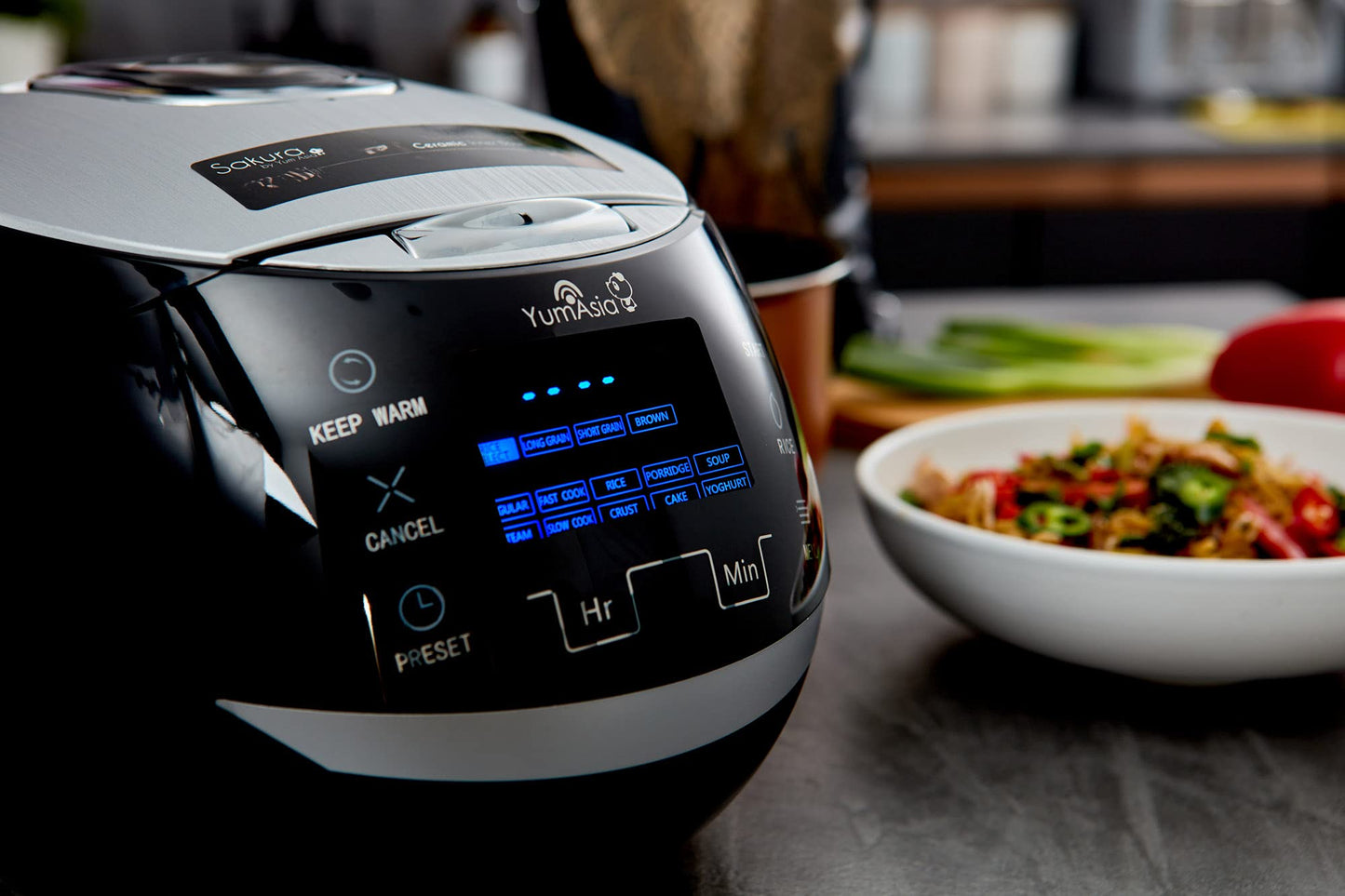 Rice Cooker 8-Cup Ceramic Fuzzy Logic Cooker