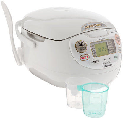 Neuro Fuzzy Rice Cooker 5.5 Cup Keep Warm White