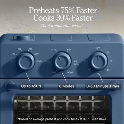 32QT Air Fryer Oven 8-in-1 Touch Control Steam Infusion