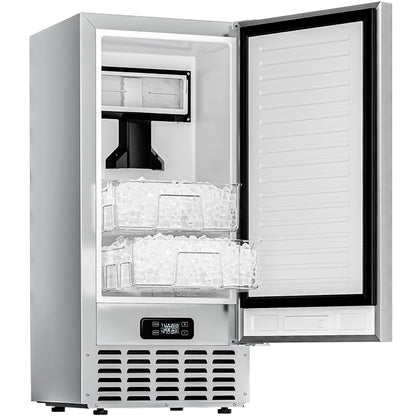 Countertop Bullet Ice Maker with Handle and Tank