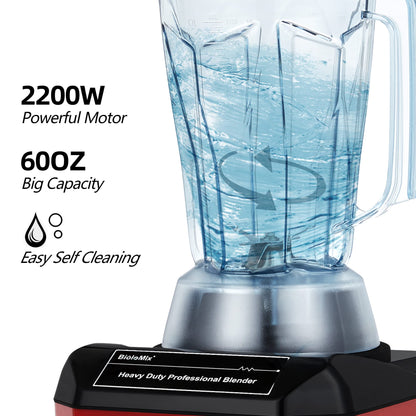 Heavy Duty Blender 2200W 70oz Ice Crushing Smoothies