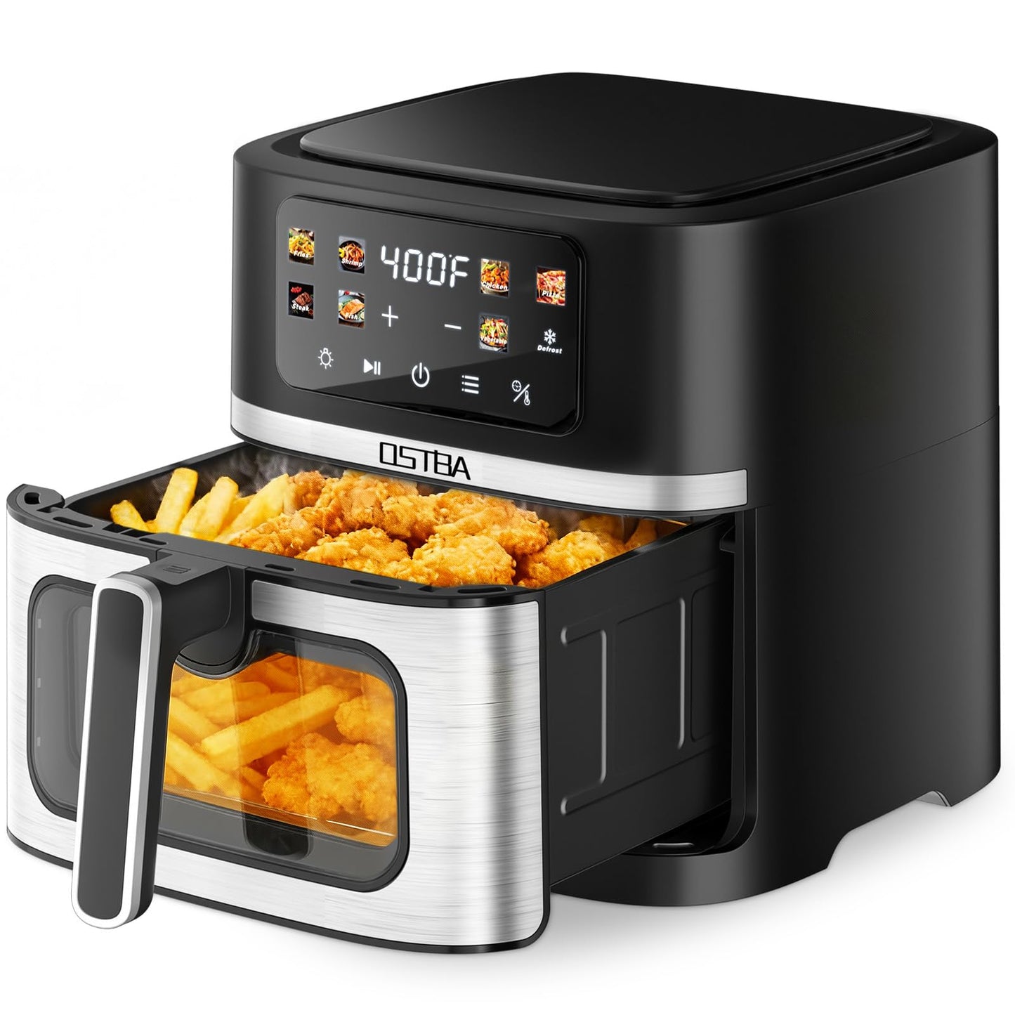 Dual Basket Air Fryer 8 Presets 4.25QT Sync Cook