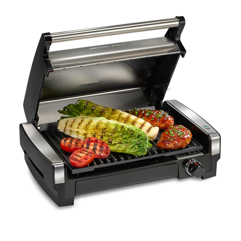 Electric Indoor Searing Grill Adjustable Temperature 450F