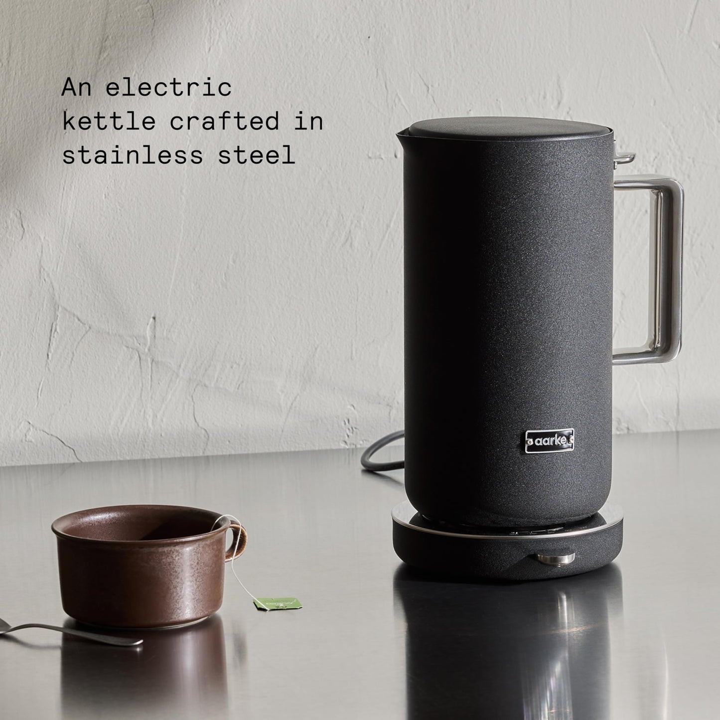 Stainless Steel Electric Kettle 1.2L Non-Drip LED