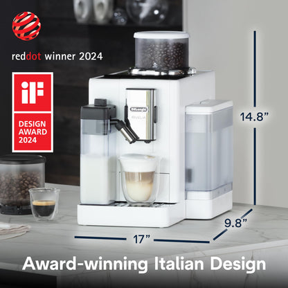 Automatic Espresso Machine Grinder Milk Frother All-in-One