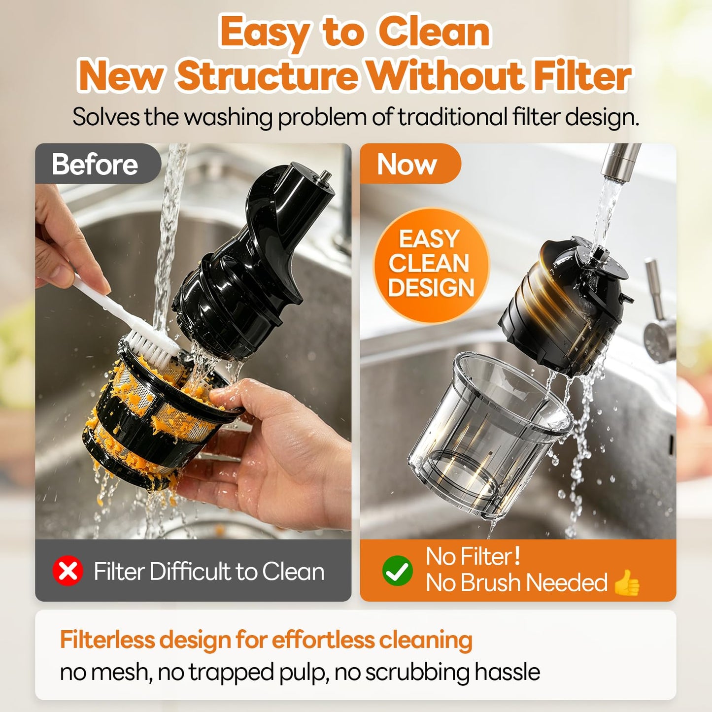 Cold Press Juicer Nut Milk Sorbet High Yield Machine