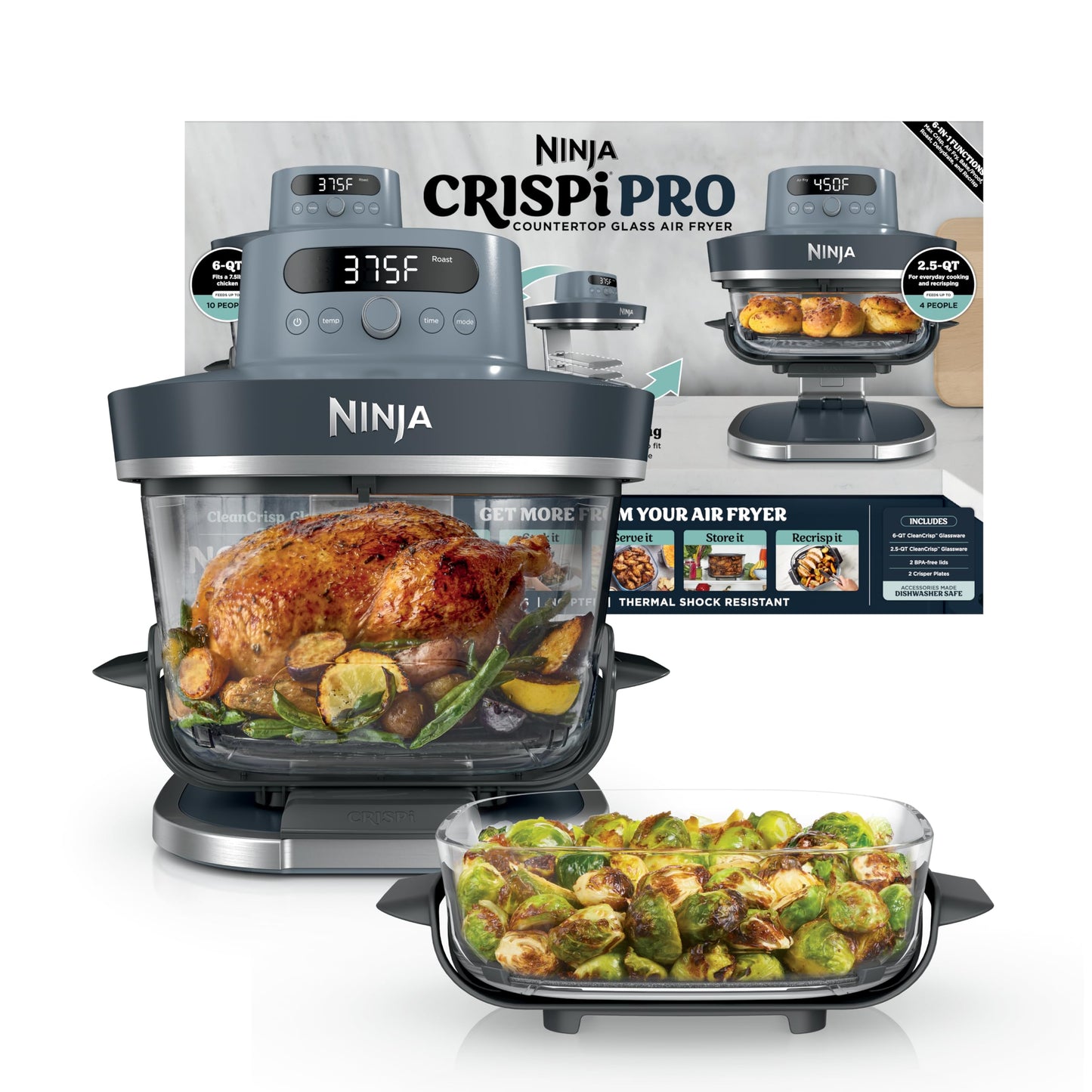 Ninja Crispi Pro Glass Air Fryers