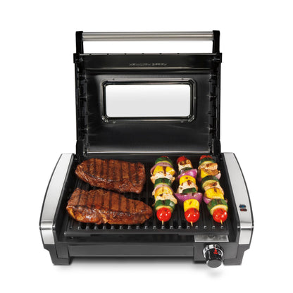 Electric Indoor Searing Grill Adjustable Temperature 450F
