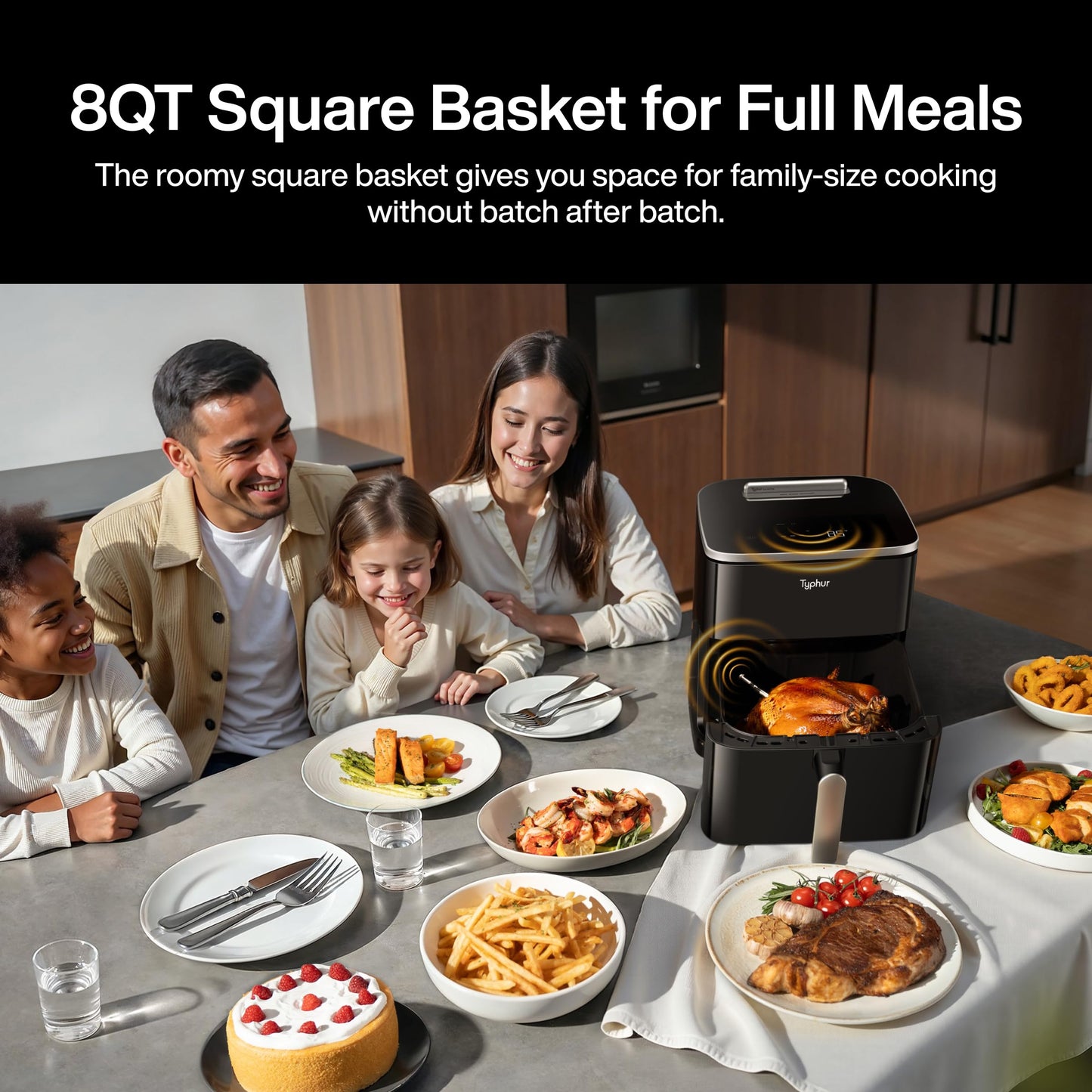 Typhur Dome 2 AI Smart Air Fryer,