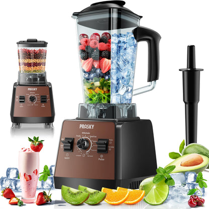 Professional Blender 2400W 68oz Grinder Combo Ice Crush