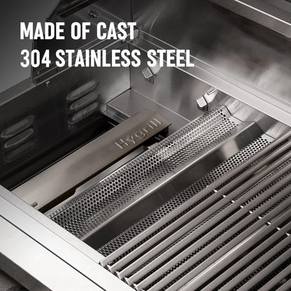 30 Inch Built In Gas Grill 4 Burner Stainless LED Infrared Rear Burner