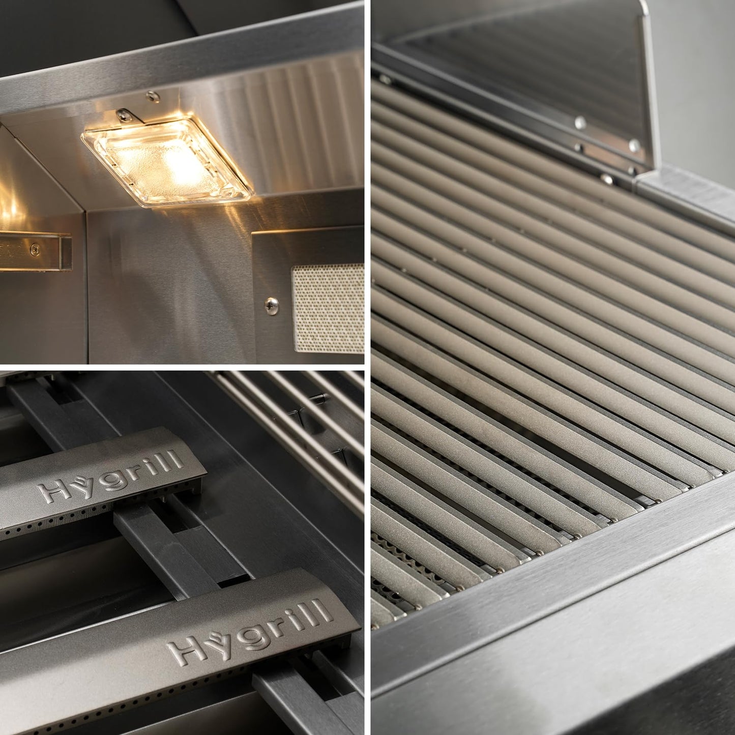30 Inch Built In Gas Grill 4 Burner Stainless LED Infrared Rear Burner