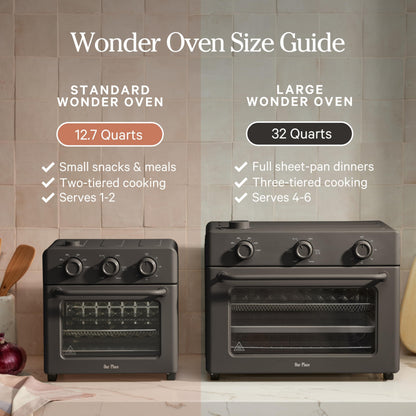 32QT Air Fryer Oven 8-in-1 Touch Control Steam Infusion