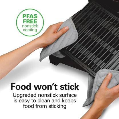 Electric Indoor Searing Grill Adjustable Temperature 450F