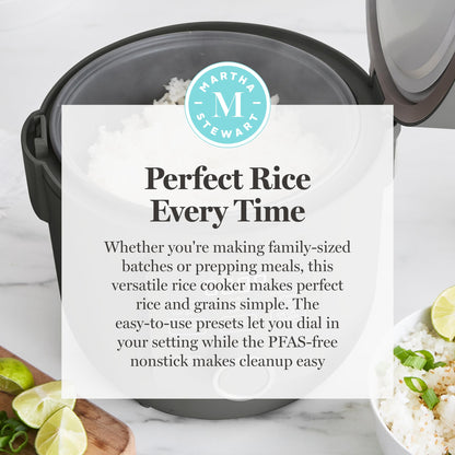 Rice Cooker 4 Cup Ceramic Nonstick Keep Warm Steam Basket Quick Cook