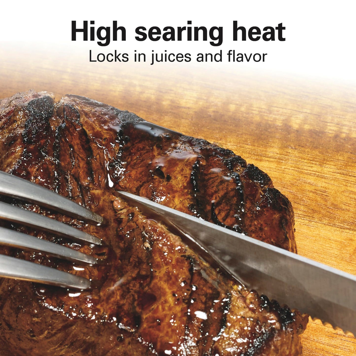 Electric Indoor Searing Grill Adjustable Temperature 450F