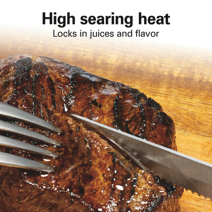 Electric Indoor Searing Grill Adjustable Temperature 450F