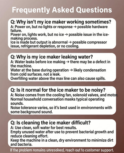 Countertop Nugget Ice Maker 17lb/Day Portable