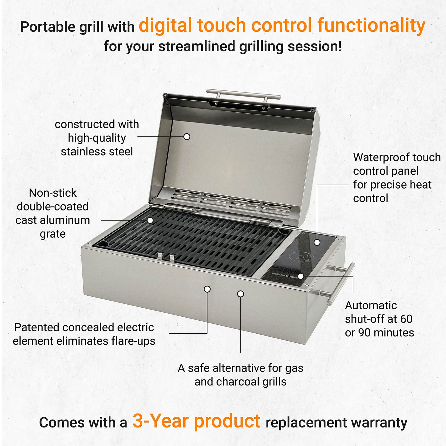 Kenyon Frontier Electric Grill