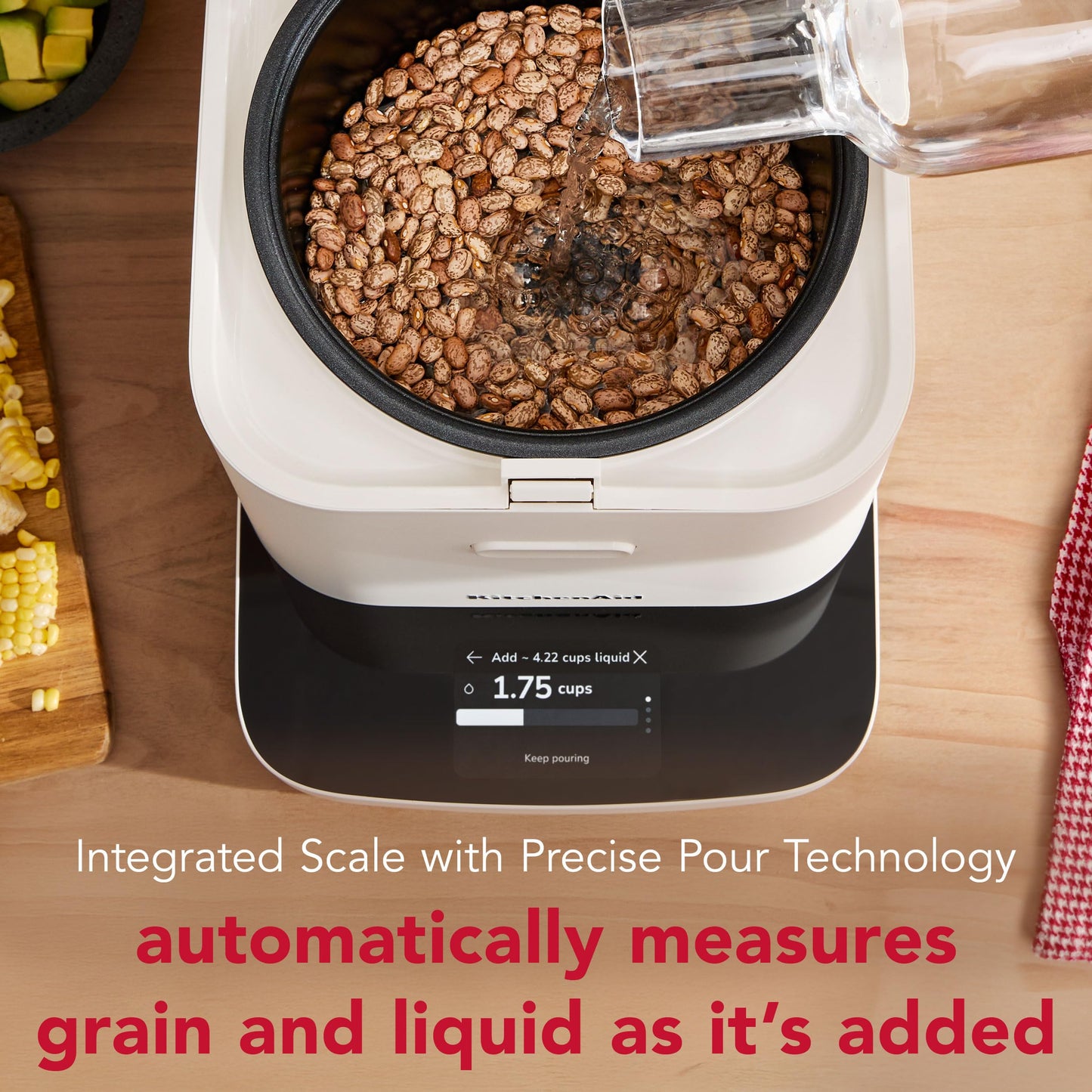 Compact Grain Rice Cooker Black Matte KGC2154